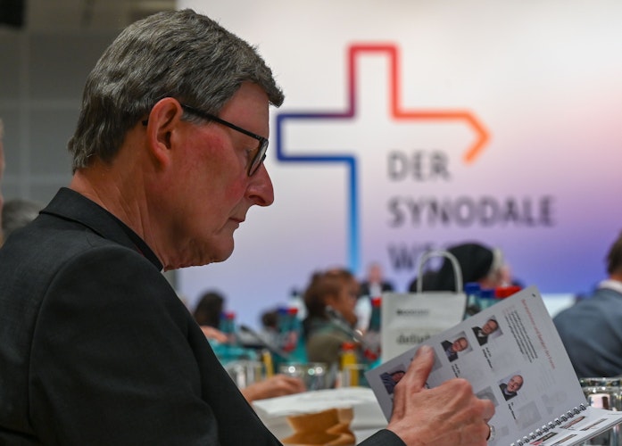 Am Samstagnachmittag schon nicht mehr dabei: Der Kölner Erzbischof Rainer Maria Kardinal Woelki. Foto: dpaDedert